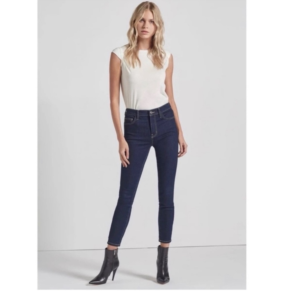 CURRENT/ELLIOTT NWOT Dark Wash Hi-Rise Skinny Jeans 26